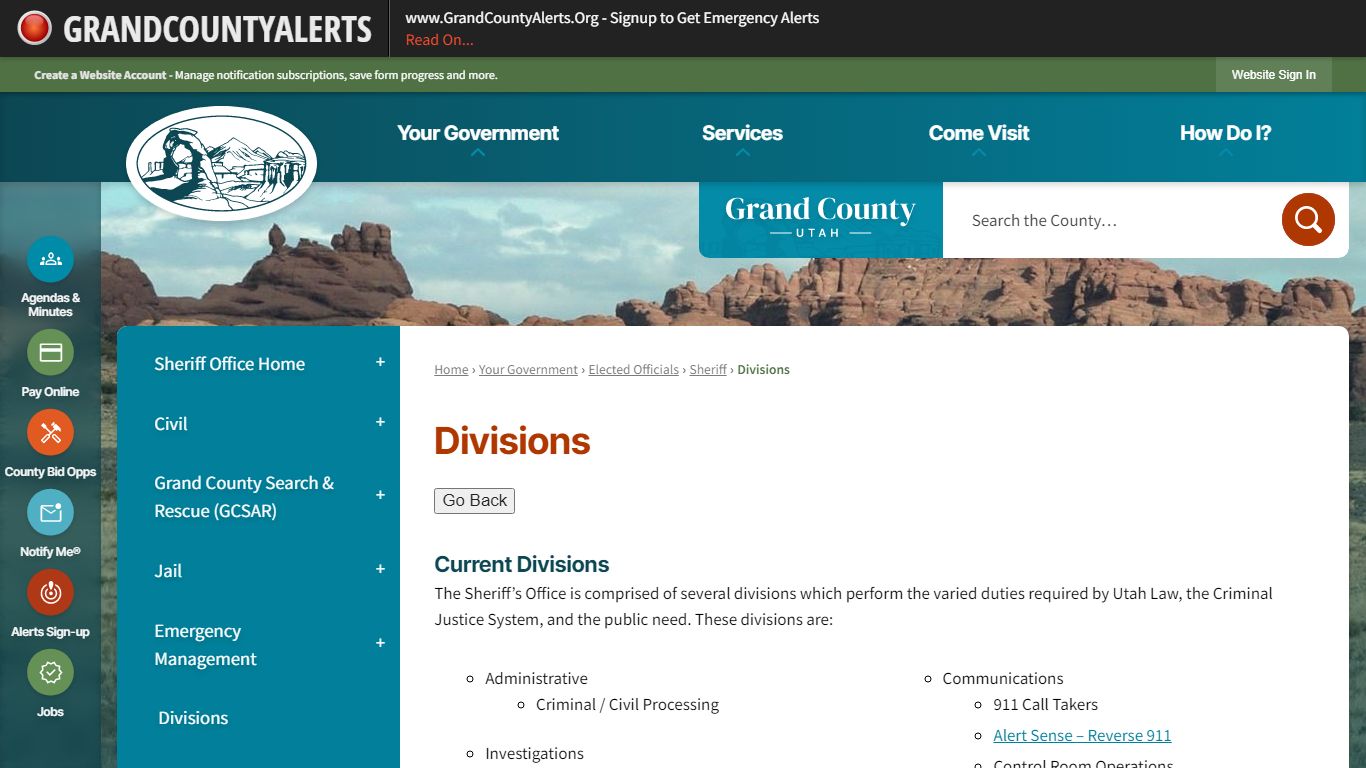 Divisions | Grand County, UT - Official Website